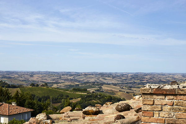 Landscape of Castelli di Jesi in Italy